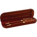 Rosewood Pen Set - 2 Cavity